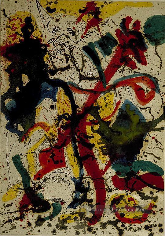 sans titre 1942 Expressionnisme abstrait Peintures à l'huile
